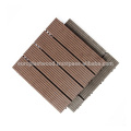 Cheap WPC 300x300mm decking tiles for outdoor use